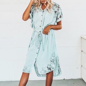 Free People Cut it Out Midi